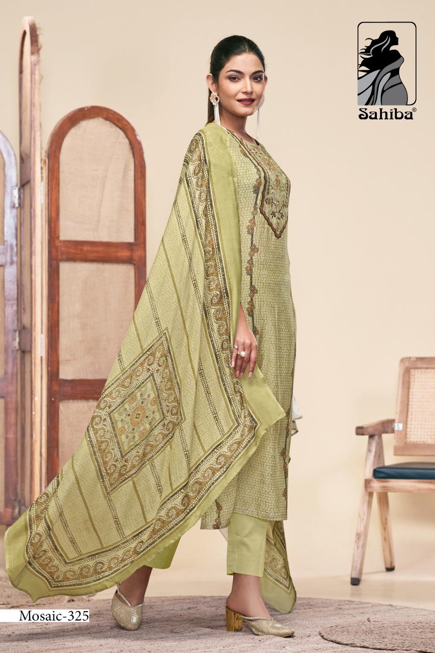Sahiba Mosaic unstitched salwar kameez wholesalers kolkata