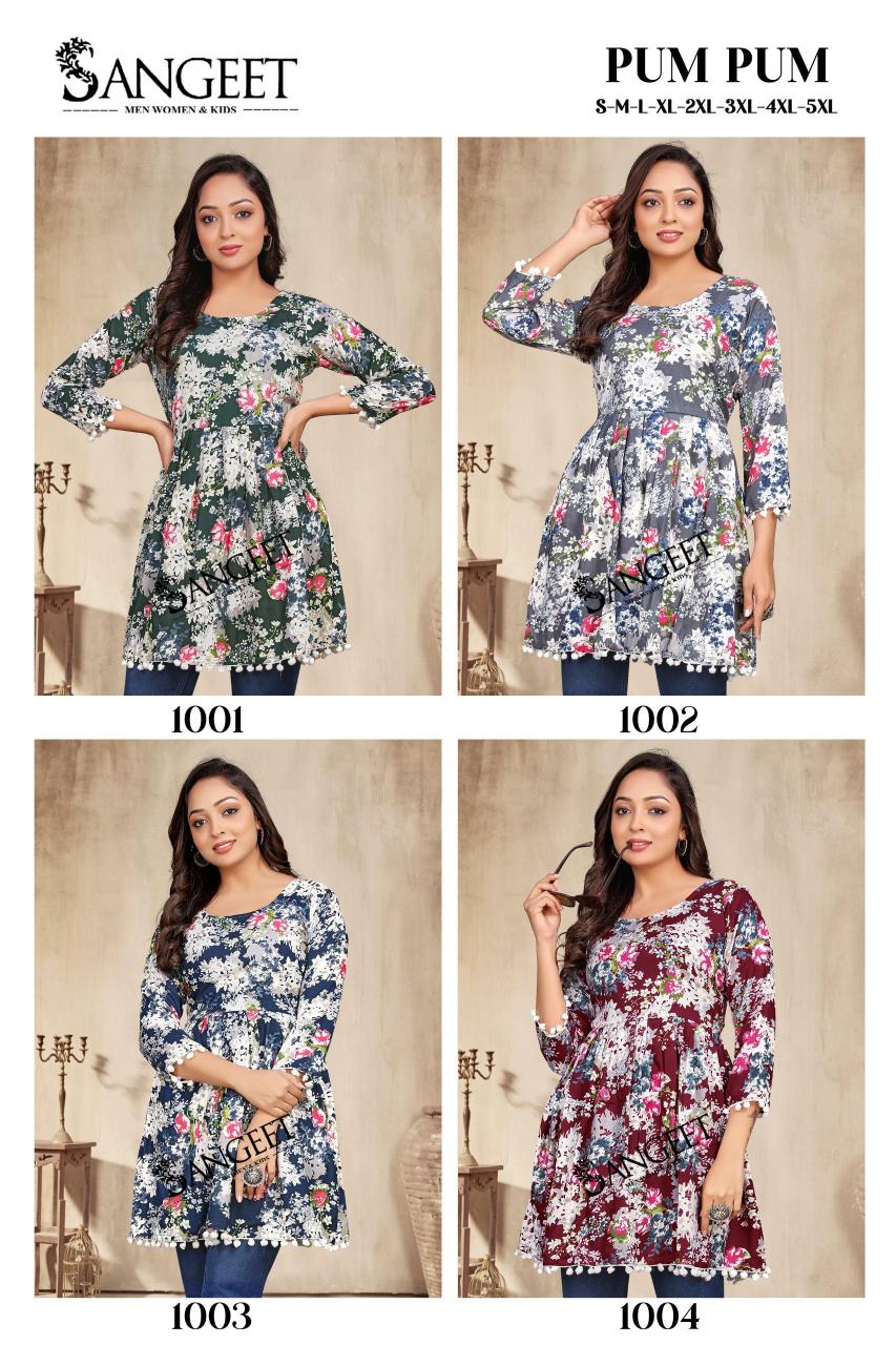 Sangeet Pum Pum Catalog online top kurti selling brands in india