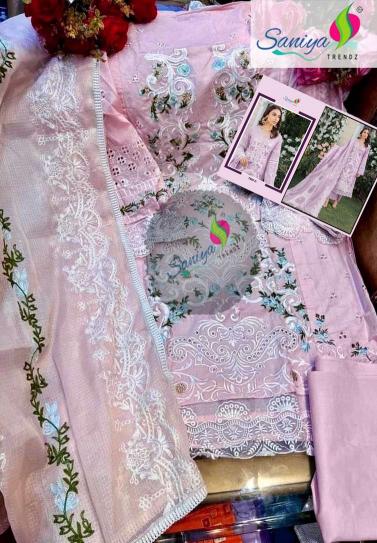 Saniya Maria B Chikankari Catalog pakistani suits in lucknow
