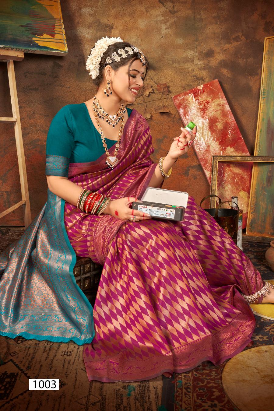 Saroj Khazana Silk vol.4 soft silk  saree in surat with price wholesale
