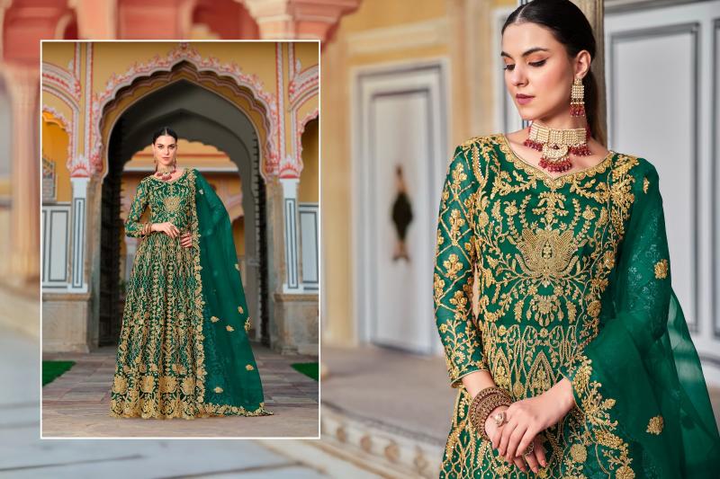 Senhora Mehbooba Vol 1 Catalog Designer Embridered Net Gown kurti catalogue surat