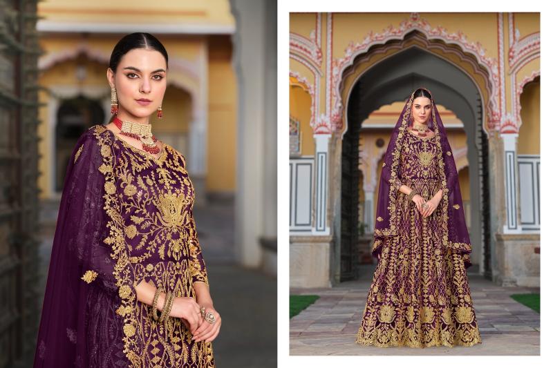 Senhora Mehbooba Vol 1 Catalog Designer Embridered Net Gown kurti catalogue surat
