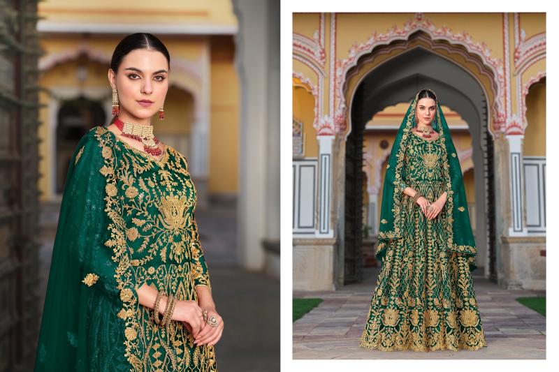 Senhora Mehbooba Vol 1 Catalog Designer Embridered Net Gown kurti catalogue surat