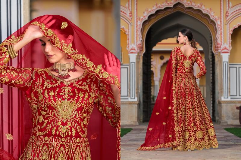 Senhora Mehbooba Vol 1 Catalog Designer Embridered Net Gown kurti catalogue surat