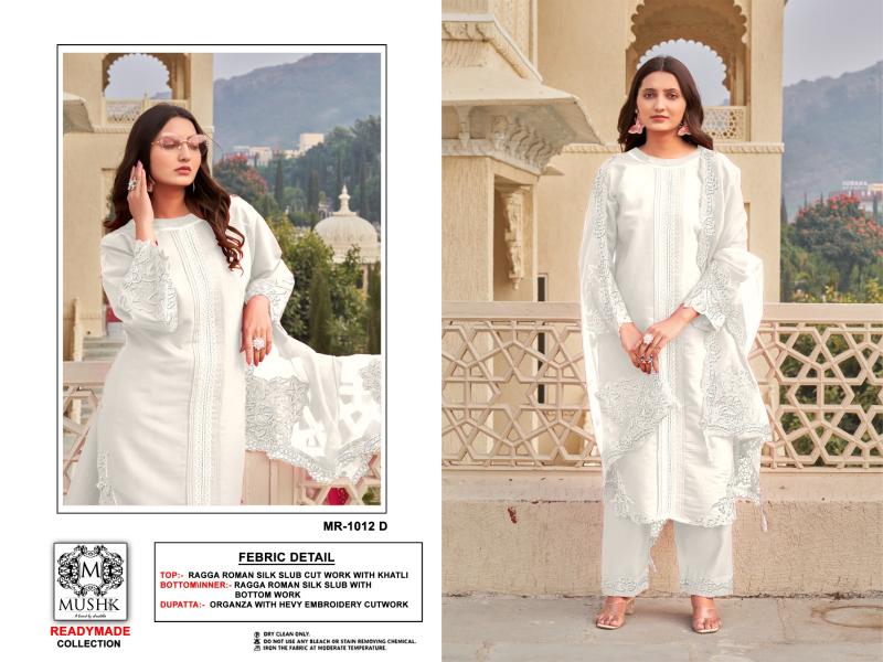 Shrddha Mushk MR 1012 Catalog pakistani plain suit design