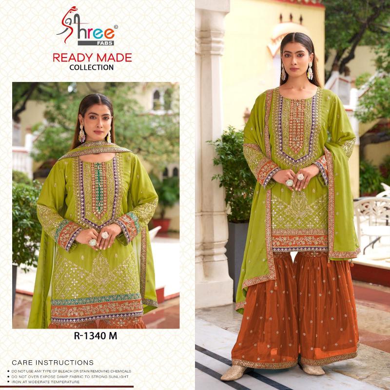 Shree Fabs 1340 pakistani style sharara suit designer catalogues wholesale