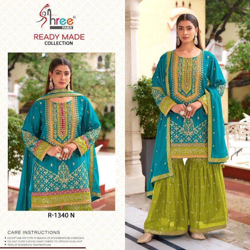 Shree Fabs 1340 pakistani style sharara suit designer catalogues wholesale