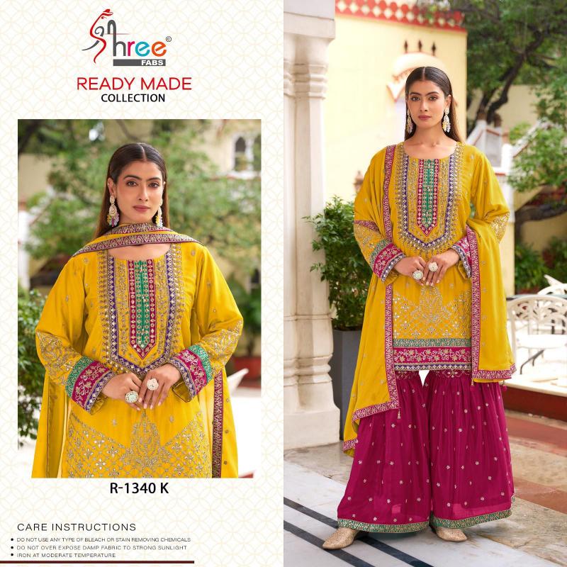 Shree Fabs 1340 pakistani style sharara suit designer catalogues wholesale