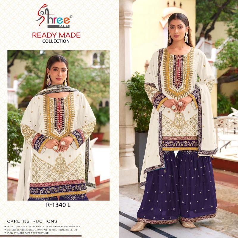 Shree Fabs 1340 pakistani style sharara suit designer catalogues wholesale