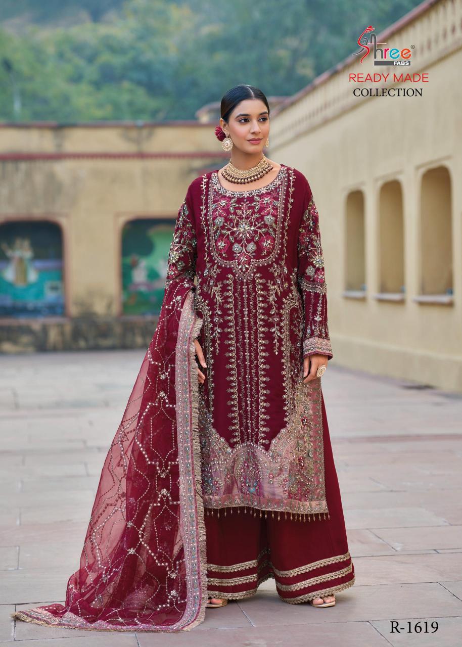 Shree Fabs Maria B R 1619 Catalog wholesale market for pakistani suits in hyderabad