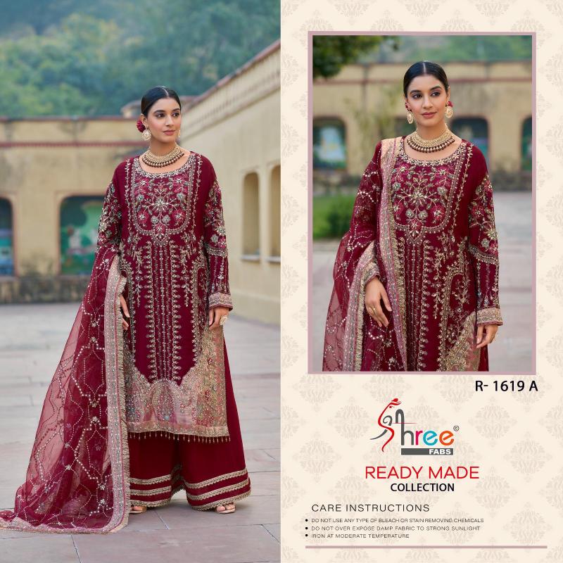 Shree Fabs Maria B R 1619 Catalog wholesale market for pakistani suits in hyderabad