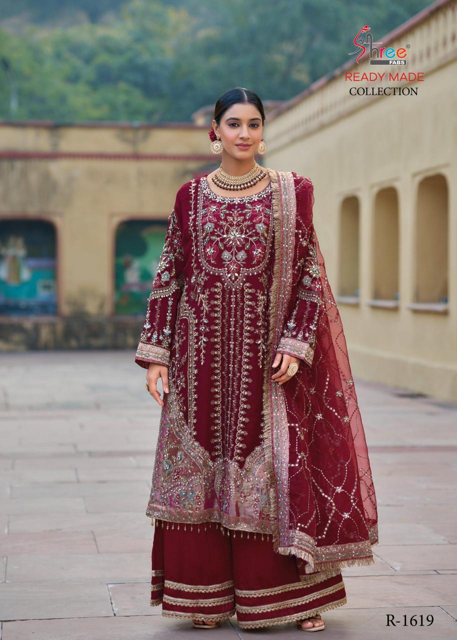 Shree Fabs Maria B R 1619 Catalog wholesale market for pakistani suits in hyderabad