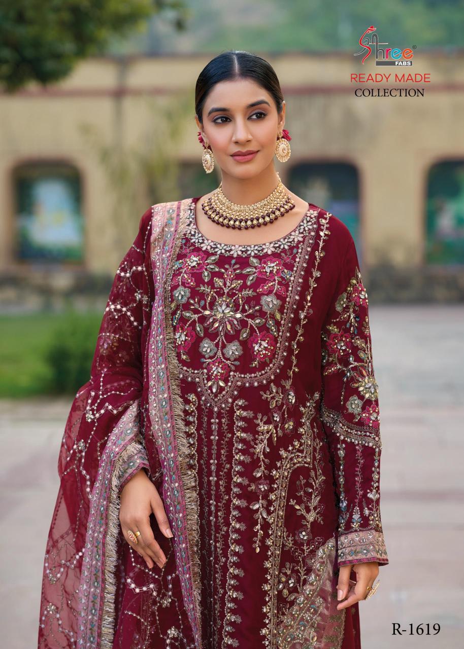 Shree Fabs Maria B R 1619 Catalog wholesale market for pakistani suits in hyderabad