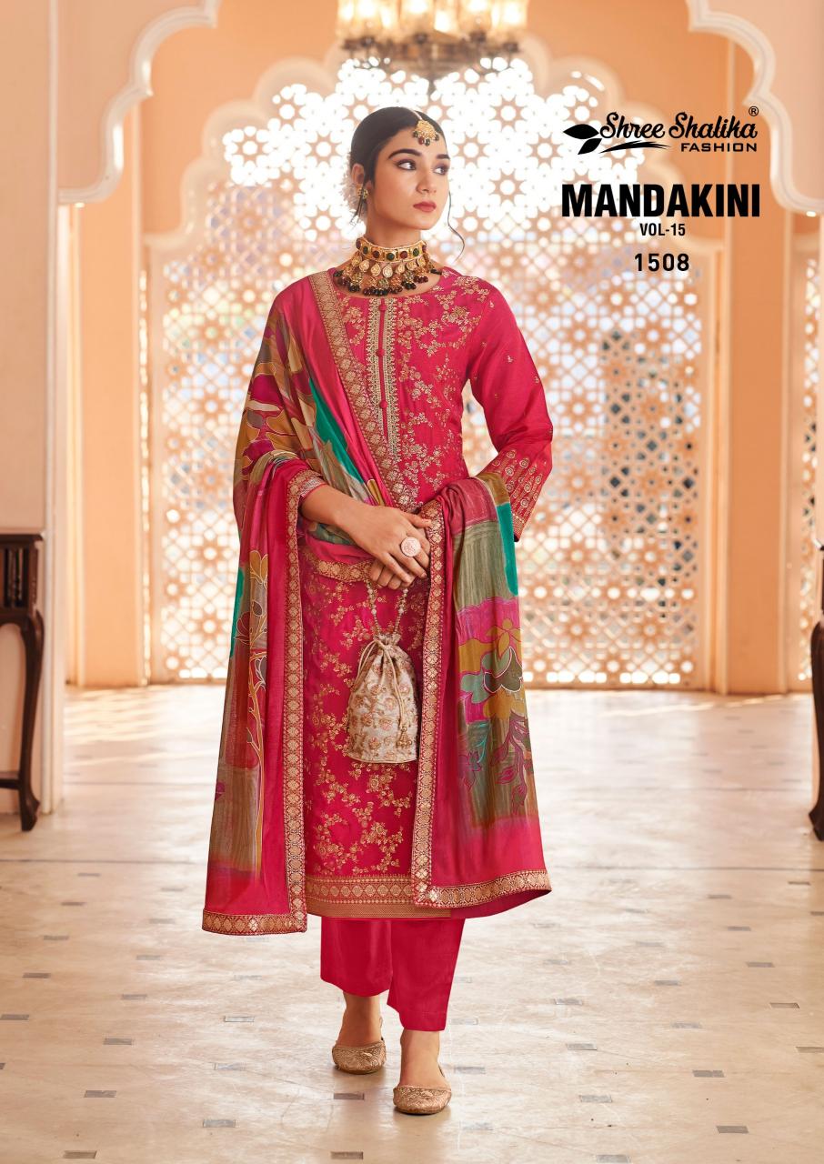 Shree Shalika Mandakini Vol 15 online wholesale pakistani wedding salwar kameez