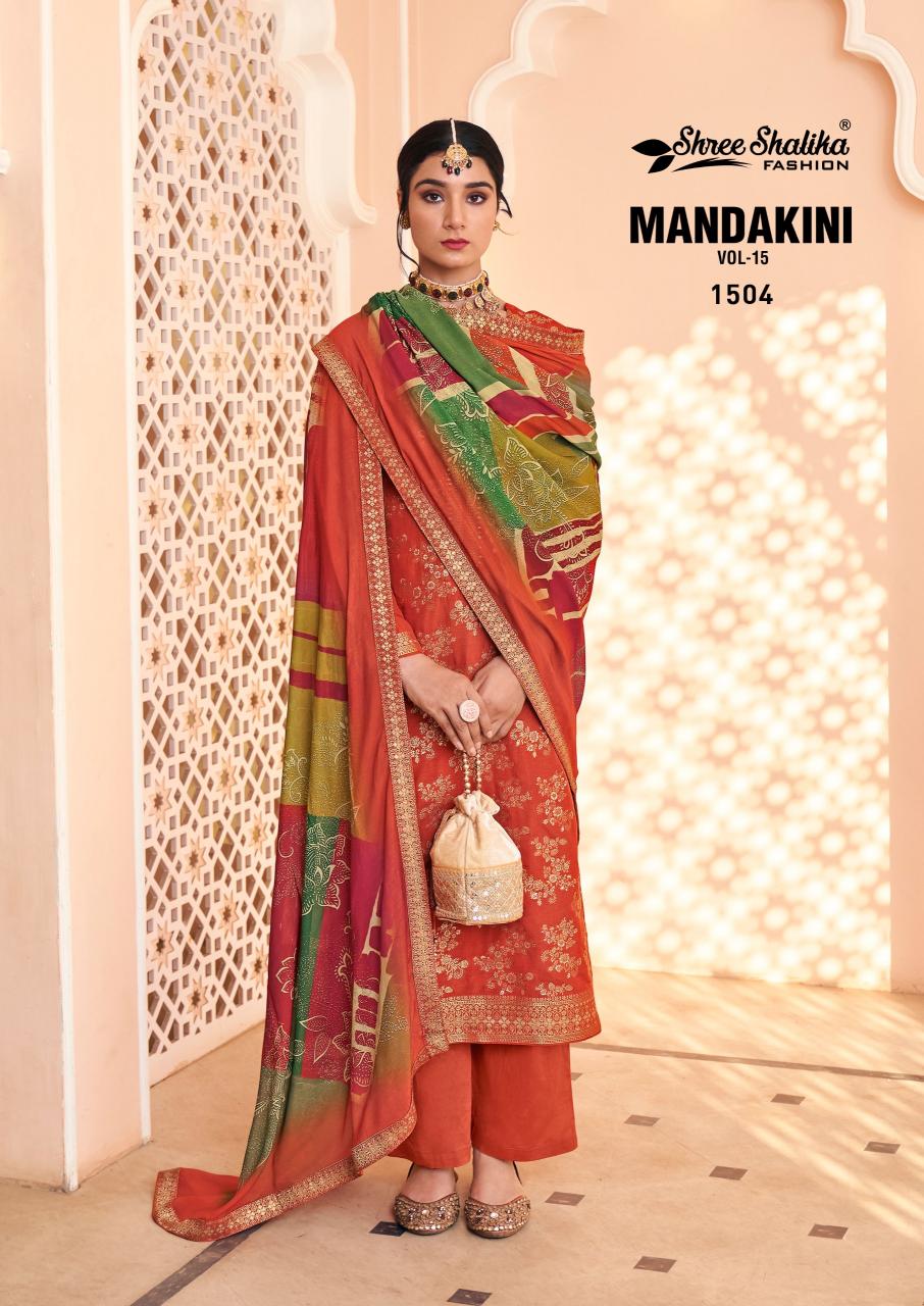 Shree Shalika Mandakini Vol 15 online wholesale pakistani wedding salwar kameez