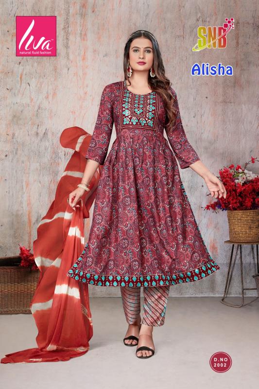 SNB Alisha Vol 2 catalogue kurti design