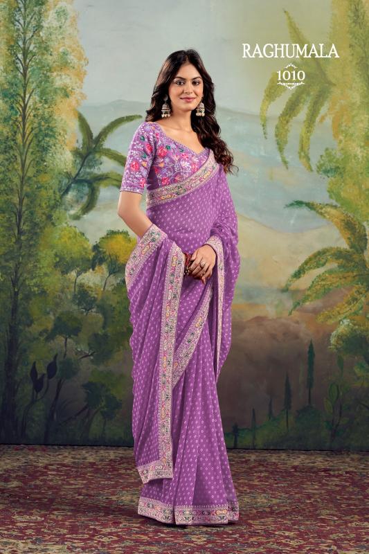 Stavan Raghumala Catalog Georgette cheap rate fancy sarees india