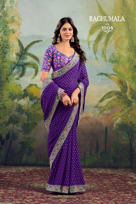 Stavan Raghumala Catalog Georgette cheap rate fancy sarees india