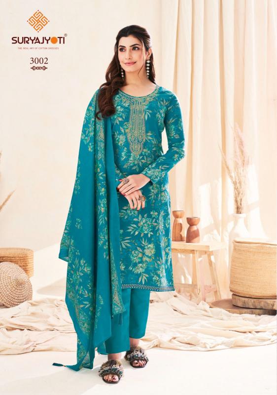 SuryaJyoti Kora Vol-03 – Dress Material - Wholesale Catalog
