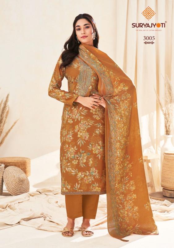 SuryaJyoti Kora Vol-03 – Dress Material - Wholesale Catalog