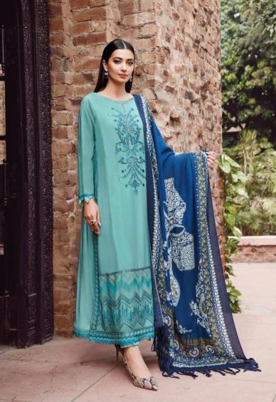 Taj 572 To 574 Cotton Dupatta Pakistani Suits Wholesale Catalog