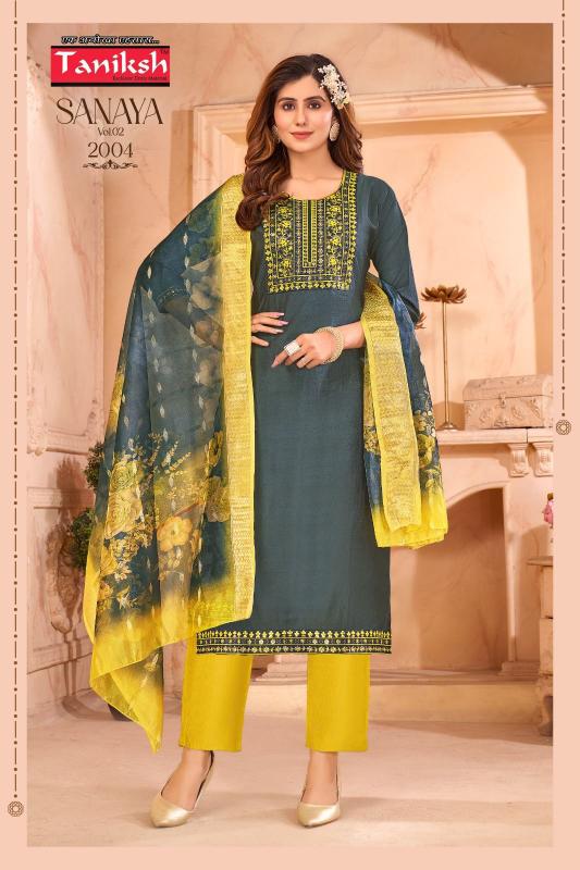 Taniksh Sanaya Vol 2 Catalog indian ladies kurti wholesale