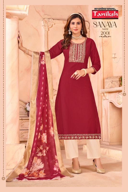 Taniksh Sanaya Vol 2 Catalog indian ladies kurti wholesale