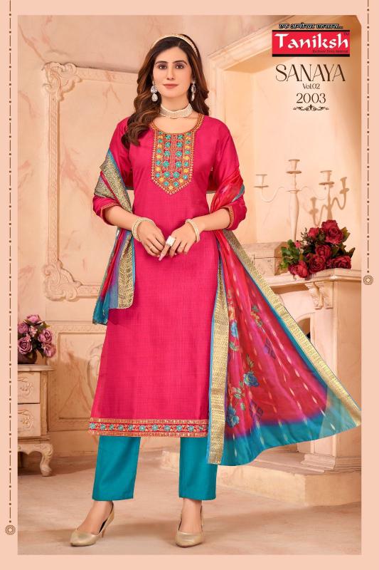 Taniksh Sanaya Vol 2 Catalog indian ladies kurti wholesale