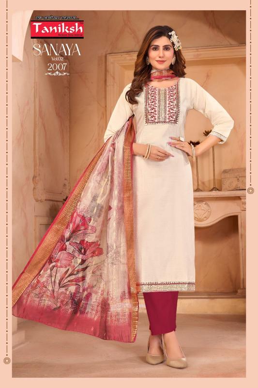 Taniksh Sanaya Vol 2 Catalog indian ladies kurti wholesale