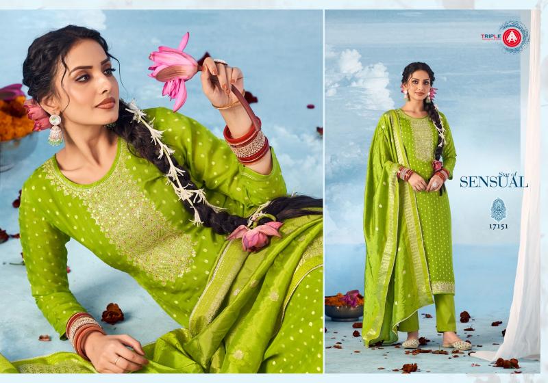 Triple Aaa Amrapali Catalog Organza buy online non catalog ladies dress material on wholesale