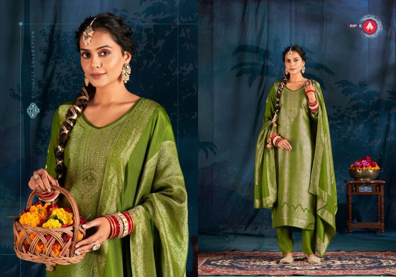 Triple Aaa Safron Designer Muslin buy online wholesale dress material