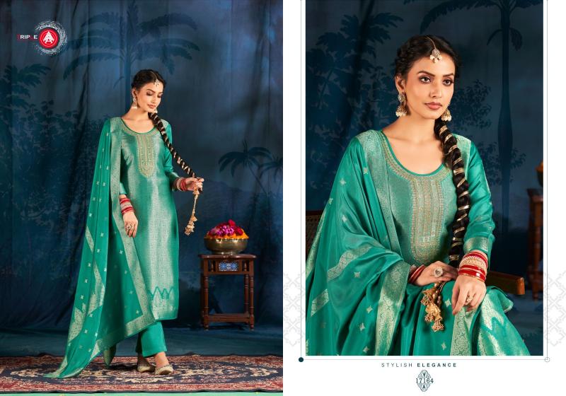 Triple Aaa Safron Designer Muslin buy online wholesale dress material