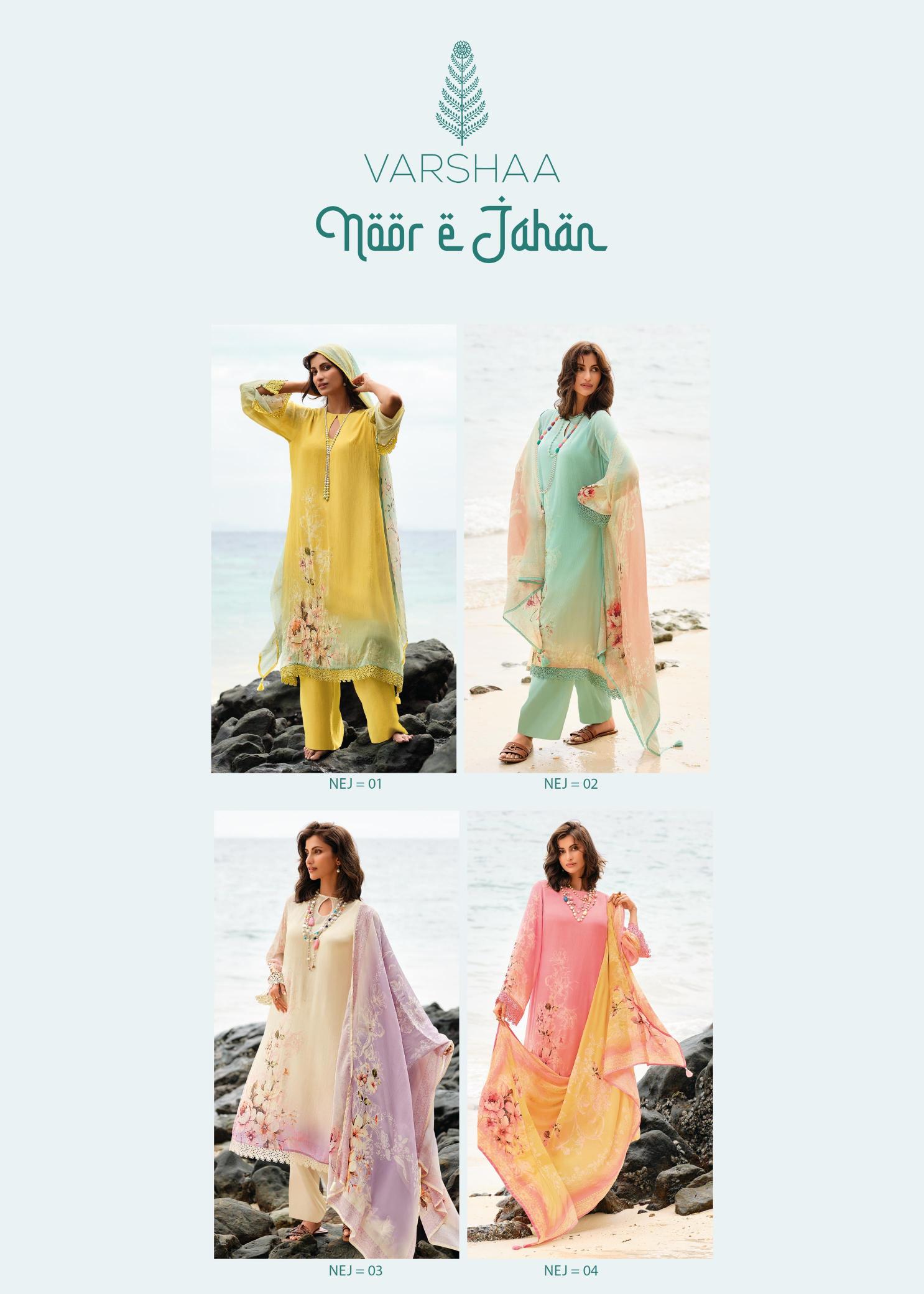 Varsha Noor e Jahan Catalog wholesale salwar kameez uk