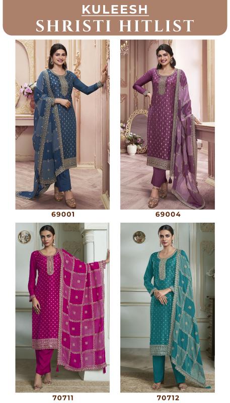 Vinay Kuleesh Shristi Hitlist Catalog churidar salwar kameez wholesale market