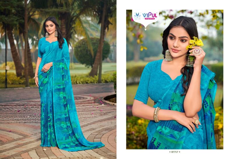 Vipul Simran Catalog beautiful sarees online shopping in india