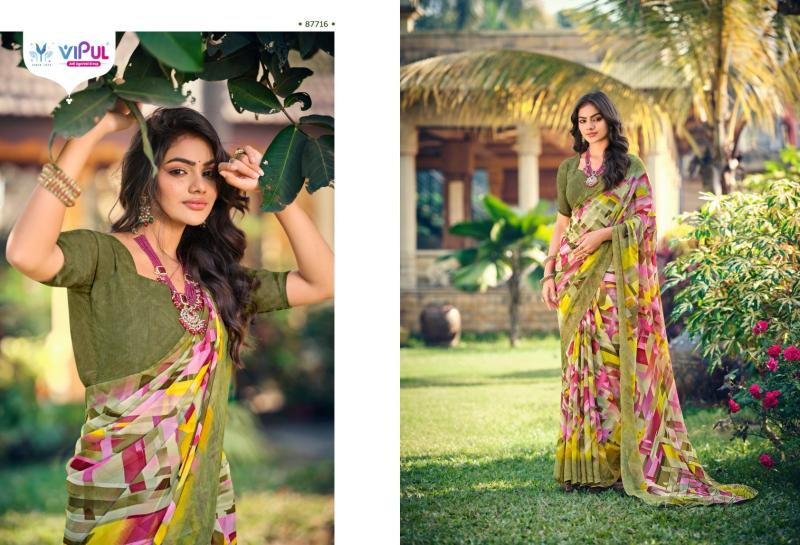 Vipul Simran Catalog beautiful sarees online shopping in india