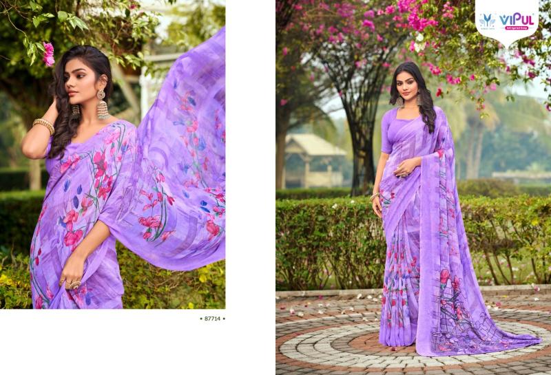 Vipul Simran Catalog beautiful sarees online shopping in india