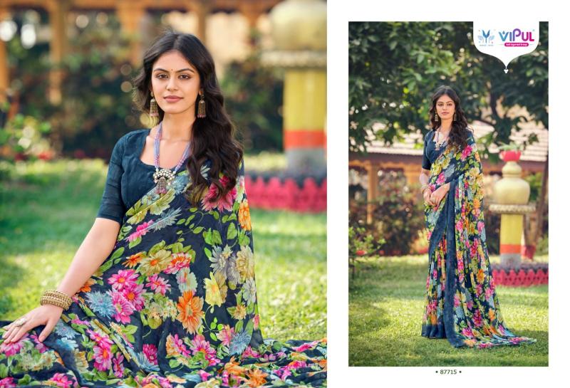 Vipul Simran Catalog beautiful sarees online shopping in india