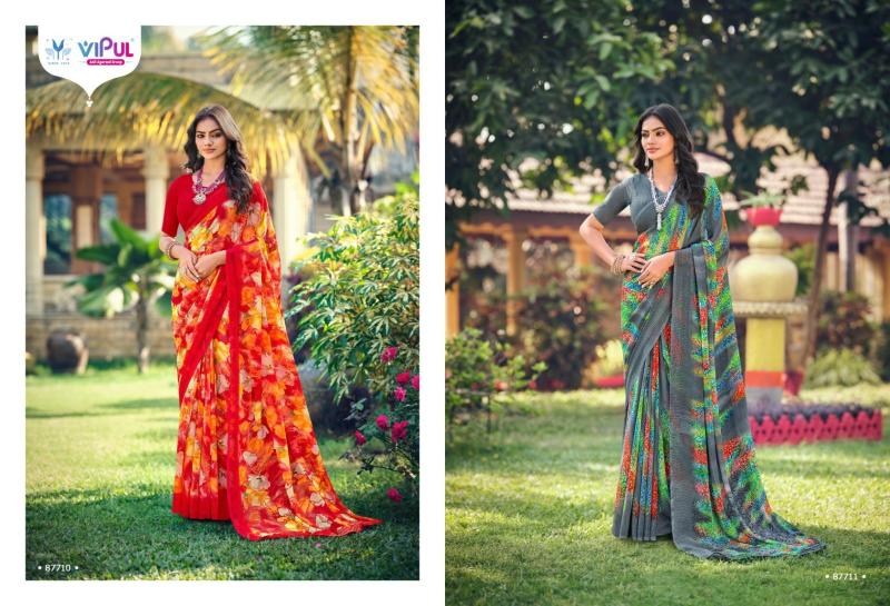 Vipul Simran Catalog beautiful sarees online shopping in india