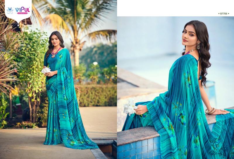 Vipul Simran Catalog beautiful sarees online shopping in india