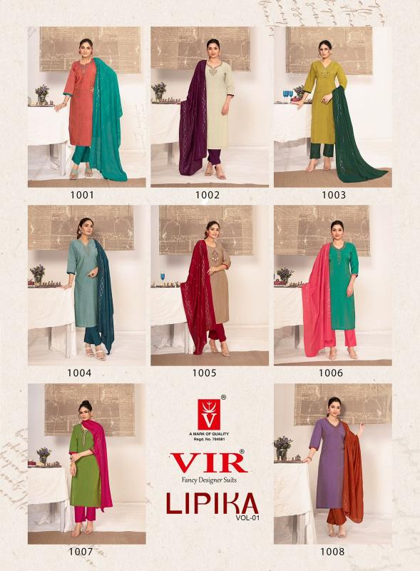 Vir Lipika Vol 1 Catalog branded kurti wholesale online