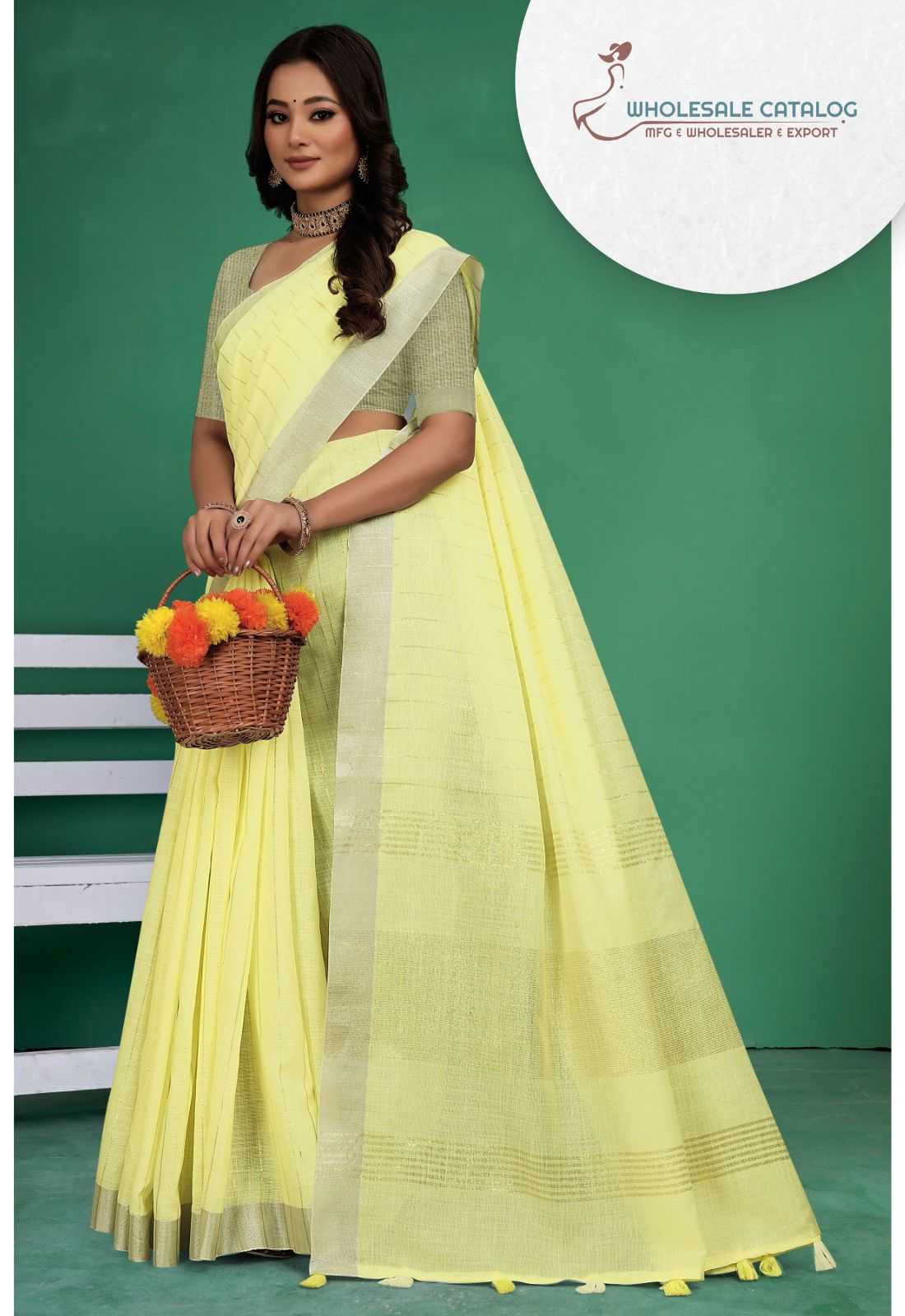Wholesale Catalog Launched Cotton Era Sarees Catalogue