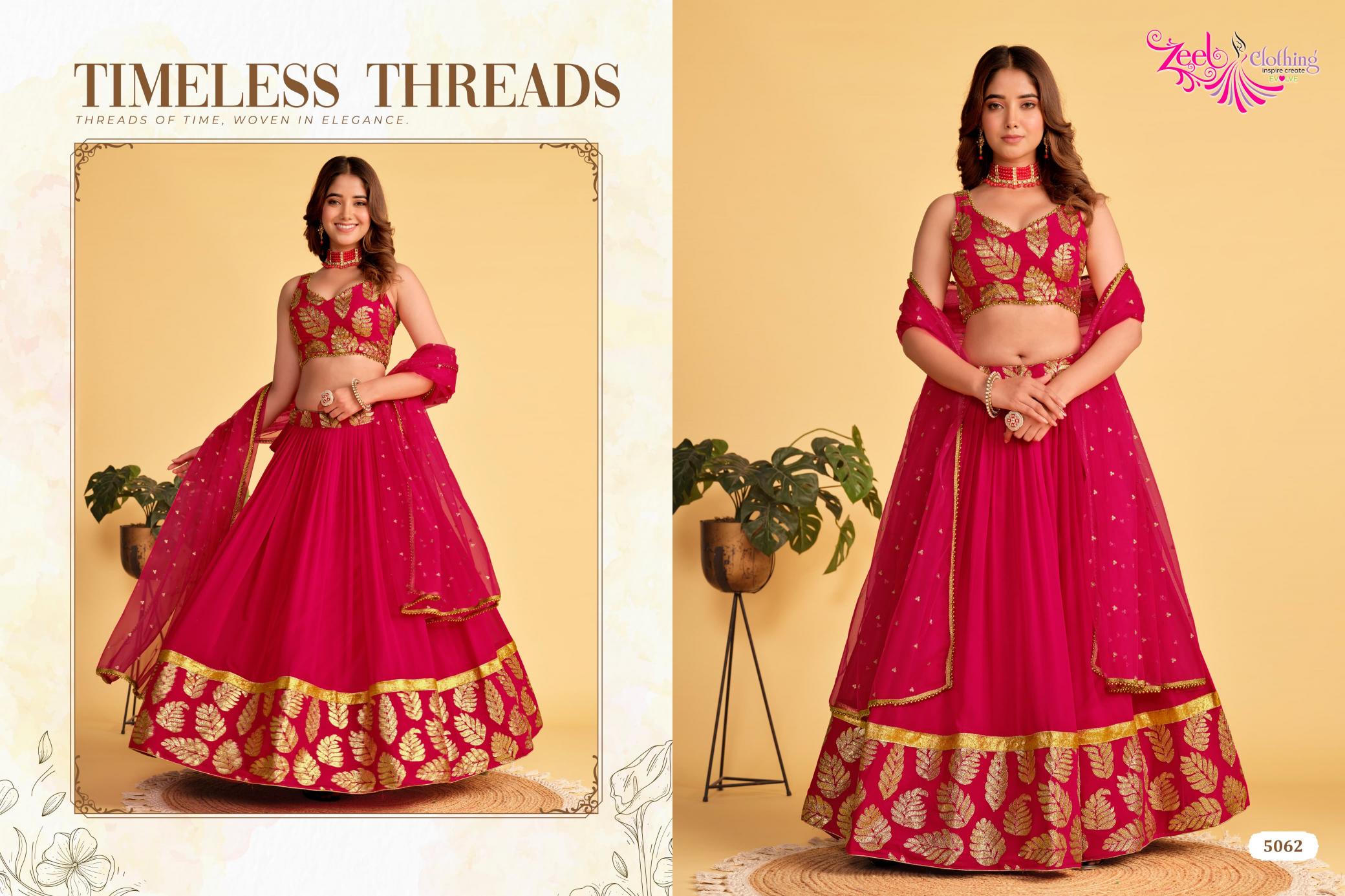 Zeel Clothing Antique Aura Catalog wholesale lehenga market in amritsar