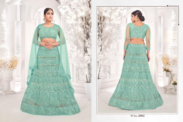 Zeeya Nasrin Catalog Net Designer lehenga wholesalers in farrukhabad