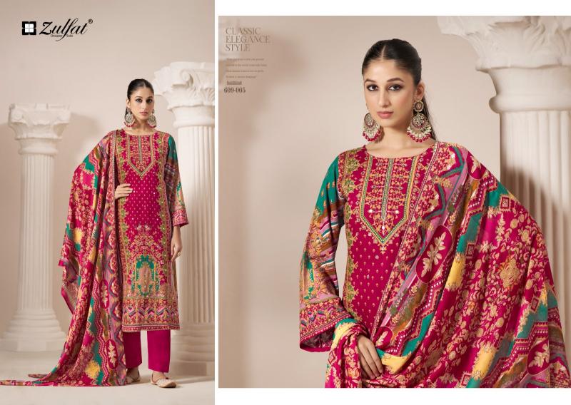 Zulfat Aayat Vol 9 Pure Heavy Viscose Rayon Dress Material Wholesale Catalog