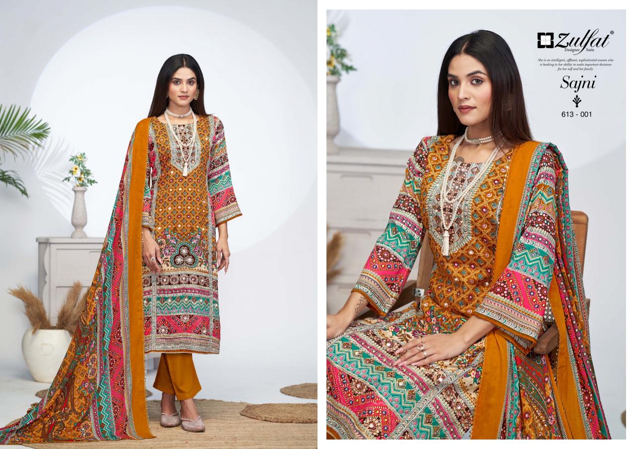 Zulfat Sajni Vol 4 Catalog cotton dress material at wholesale price