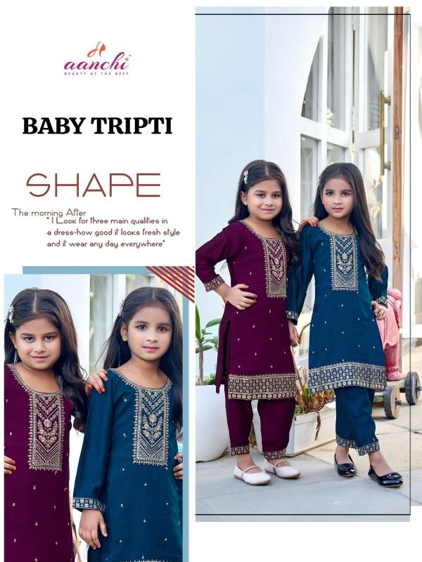 Aanchi Baby Pari catalogue background for kurties