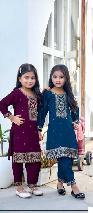 Aanchi Baby Pari catalogue background for kurties
