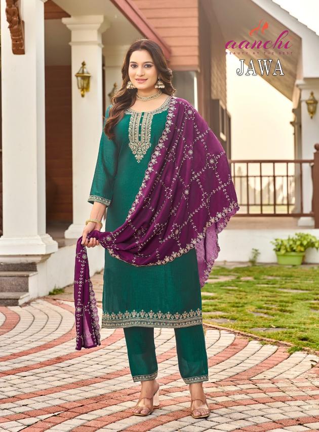 Aanchi Jawa Catalog designer kurti catalogue for resale