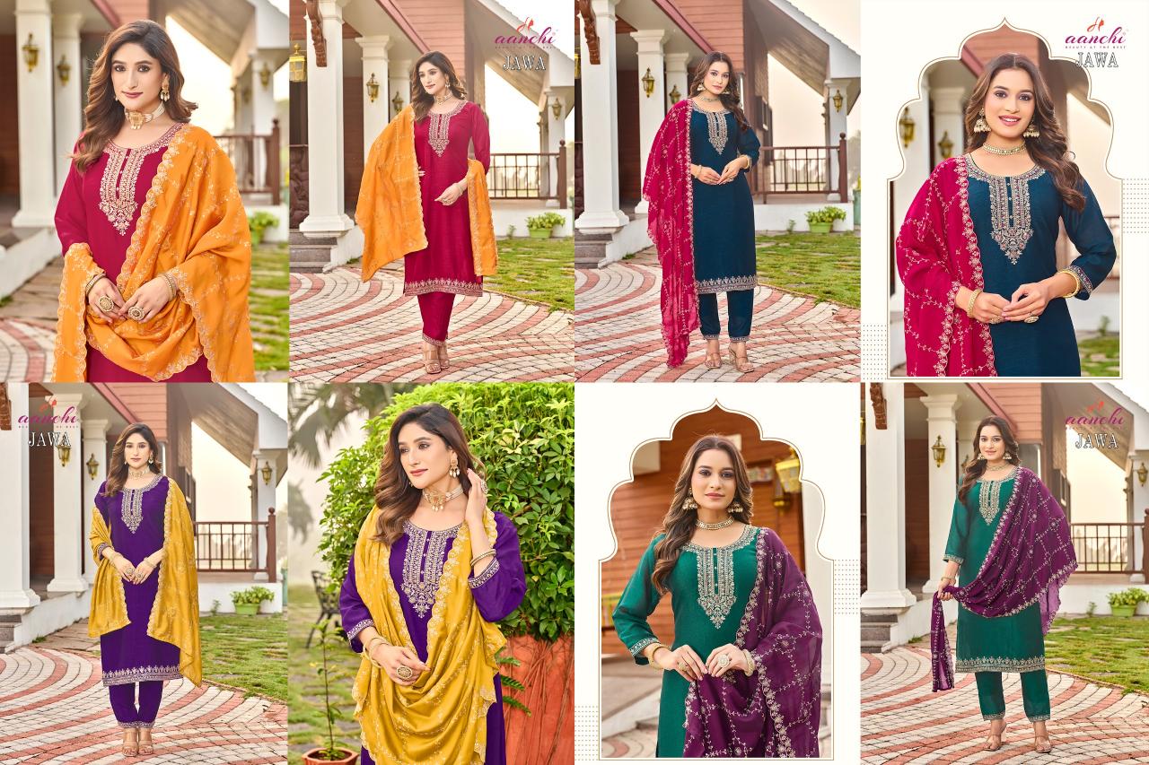 Aanchi Jawa Catalog designer kurti catalogue for resale